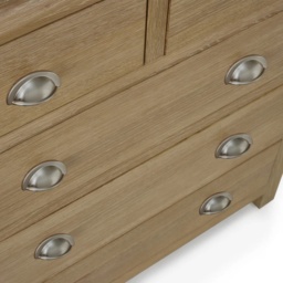 Julian Bowen Memphis 3 2 Drawer Chest - Limed Oak - thumbnail 4