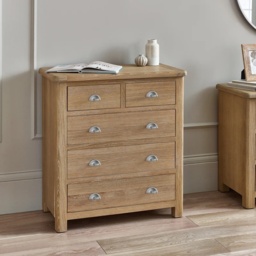 Julian Bowen Memphis 3 2 Drawer Chest - Limed Oak