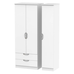 Cambourne Cam141 Tall Triple 2 Drawer Wardrobe - Finish - thumbnail 5