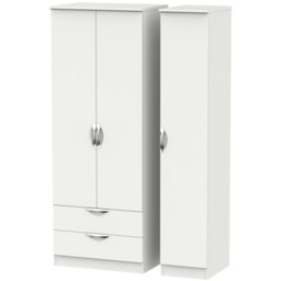 Cambourne Cam141 Tall Triple 2 Drawer Wardrobe - Finish - thumbnail 2