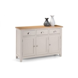 Julian Bowen Richmond Sideboard - Elephant Grey/Pale Oak - thumbnail 3