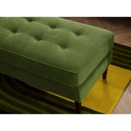 Orla Kiely Ebben Fabric Footstool - Premium Plain Fabric - thumbnail 4