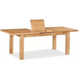 Ascot Rustic Oak Small 150/200cm Extending Dining Table - thumbnail 3
