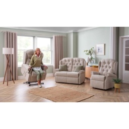 Celebrity Woburn 2 Seater Recliner Sofa - Single Motor - Leather - thumbnail 4