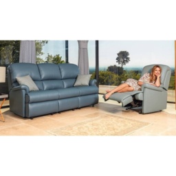 Sherborne Nevada Recliner Chair - Royale - Manual - Leather - Grade 1 - thumbnail 4