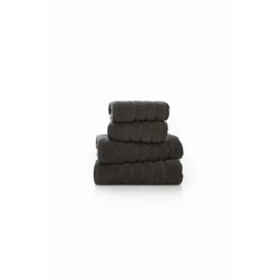The Lyndon Company Rainham Cotton Towel - Charcoal - Face Towel - thumbnail 2