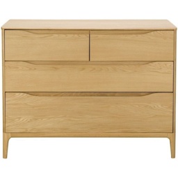 Ercol Rimini 4 Drawer Low Wide Chest