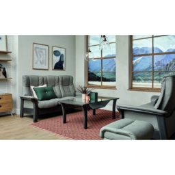 Stressless Buckingham High Back 3 Seater Recliner Sofa - Batick Leather - thumbnail 6