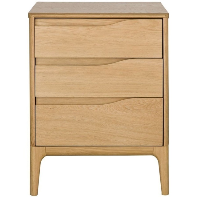 Ercol Rimini 3 Drawer Bedside Cabinet - image 1