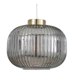 BHS Lyna Ceiling Light Shade 25cm - Satin Brass - thumbnail 1