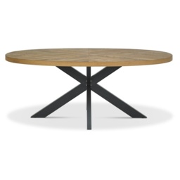 Winnipeg Rustic Oak 200cm Dining Table - thumbnail 2