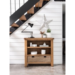 Juniper Small Bookcase - Smoked Oak