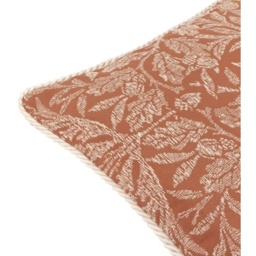 Morris and Co Acorn Tonal Feather Rich Cushion 50cm - Brick - thumbnail 5