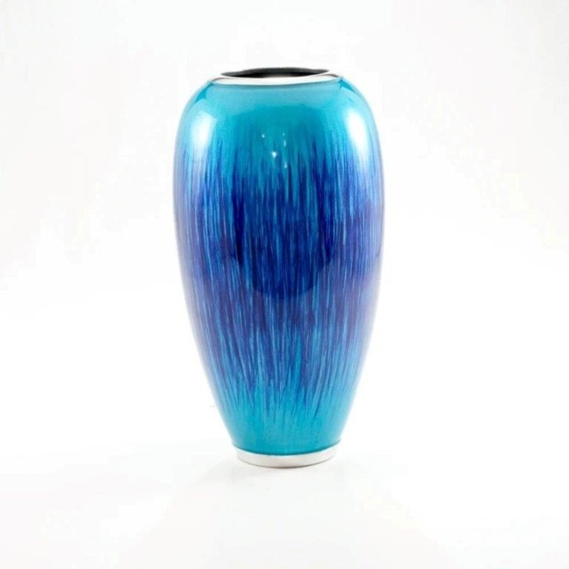 Tilnar Art Brushed Aqua Vase - image 1