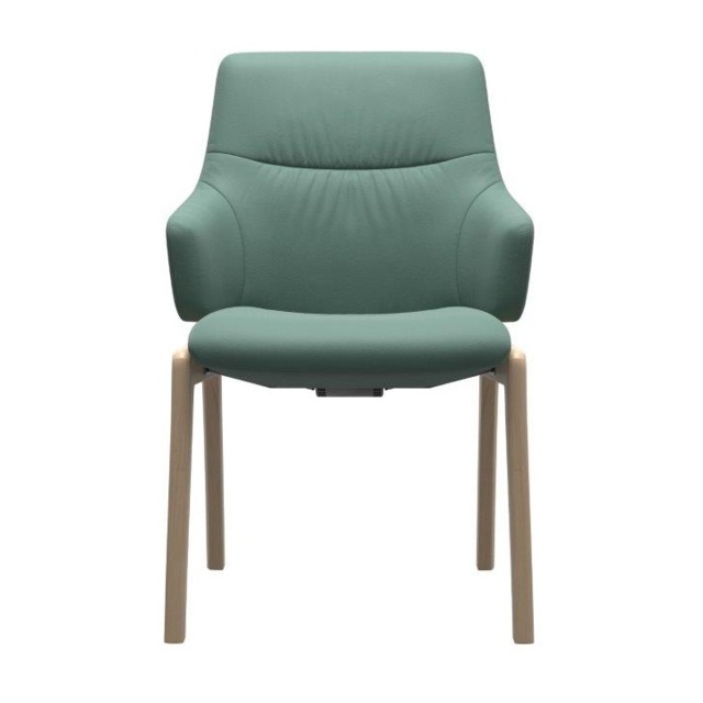 Stressless Mint Low Back D100 Dining Chair With Arms - Batick Leather - image 1