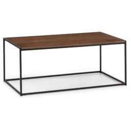 Julian Bowen Tribeca Rectangular Coffee Table - Walnut - thumbnail 2