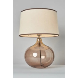 BHS Petrice Mink Glass Ball Large Table Lamp - Brown - thumbnail 2