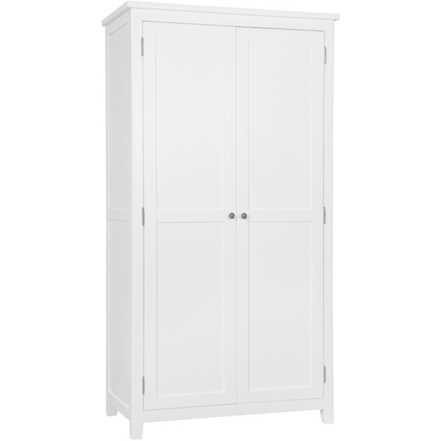 Cannes 2 Door Wardrobe - Painted White