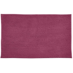 Catherine Lansfield Bobble Bath Mat 50x80cm - Raspberry - thumbnail 1