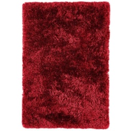 Asiatic Plush Luxury Shaggy Rug - Red - 120x170cm - thumbnail 1