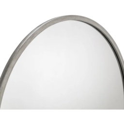 Julian Bowen Octave Round Pewter Wall Mirror - thumbnail 2