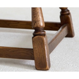 Wood Bros Old Charm Round Coffee Table OC3176 - Traditional Finish - thumbnail 4