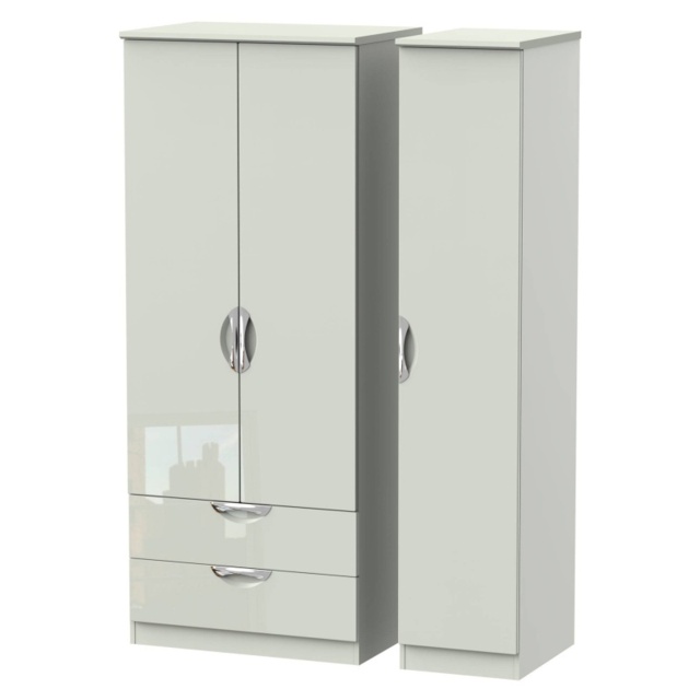 Cambourne Cam131 Triple 2 Drawer Wardrobe - Finish - image 1