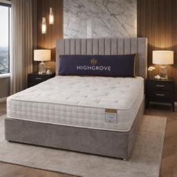 Highgrove Piccadilly 1000 Mattress and Divan Set - 120cm Small Double - 2 Drawers - thumbnail 1