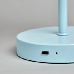 BHS Semi Dome USB-C Rechargeable Table Lamp - Blue - thumbnail 4