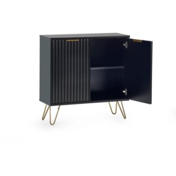 Julian Bowen Murano Compact Sideboard - Matt Black - thumbnail 2