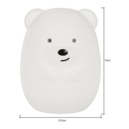 BHS Glow Bear Colour Changing Night Light - Multi - thumbnail 3