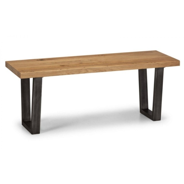 Julian Bowen Brooklyn Oak Bench - image 1
