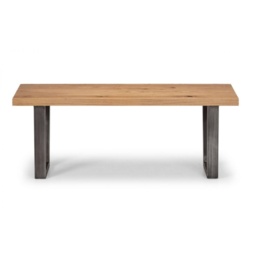 Julian Bowen Brooklyn Oak Bench - thumbnail 3