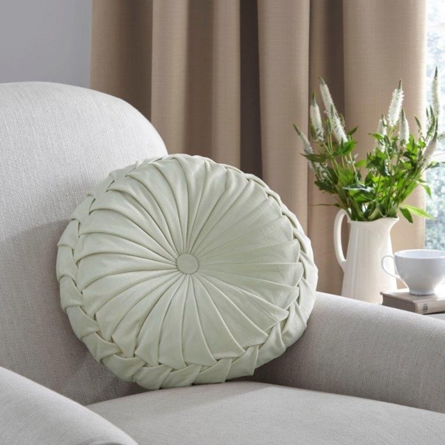 Laura Ashley Rosanna Sage Cushion - image 1