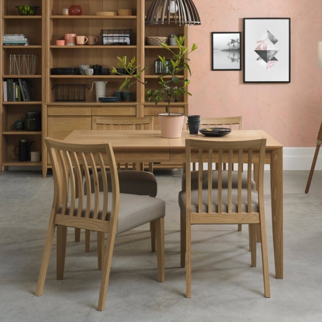 Brampton Oak 130cm/170cm Extending Dining Table - image 1