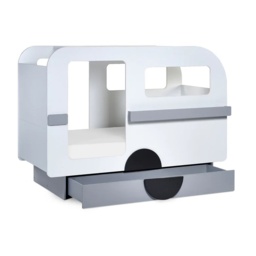 Julian Bowen Tourer Caravan Bed - Vapor Grey and White - thumbnail 3