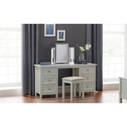 Julian Bowen Maine Dressing Table - Dove Grey - thumbnail 3