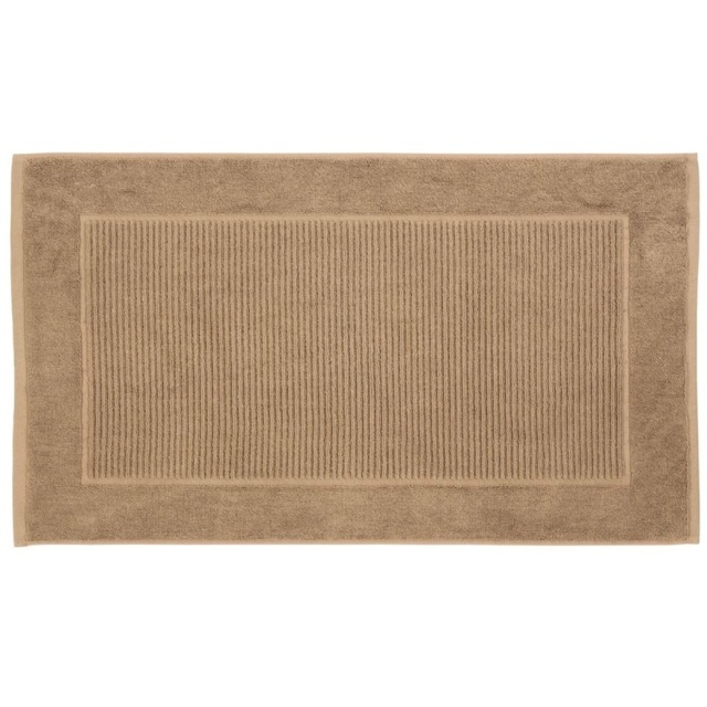 Christy Supreme Terry Towelling Bath Mat 50 x 90cm - Stone - Bath Mat - image 1