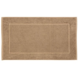 Christy Supreme Terry Towelling Bath Mat 50 x 90cm - Stone - Bath Mat