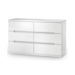 Julian Bowen Manhattan 6 Drawer Wide Chest - thumbnail 2