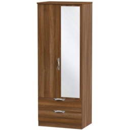 Cambourne Cam082 Tall Double Gents Wardrobe With Mirror Door - Finishes - thumbnail 3