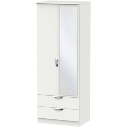 Cambourne Cam082 Tall Double Gents Wardrobe With Mirror Door - Finishes - thumbnail 2