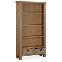 Juniper Large Bookcase - Smoked Oak - thumbnail 3