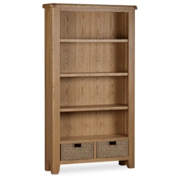 Juniper Large Bookcase - Smoked Oak - thumbnail 2