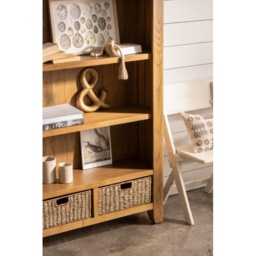 Juniper Large Bookcase - Smoked Oak - thumbnail 7