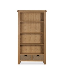 Juniper Large Bookcase - Smoked Oak - thumbnail 4
