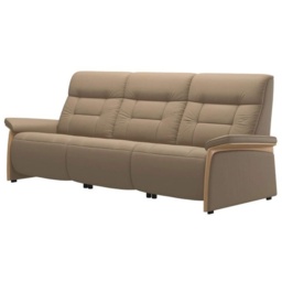 Stressless Mary 3 Seater Power Recliner Sofa With Wooden Arms - Velaro Leather - thumbnail 5