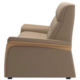 Stressless Mary 3 Seater Power Recliner Sofa With Wooden Arms - Velaro Leather - thumbnail 3