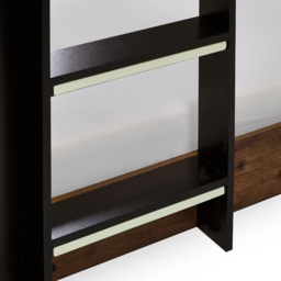 Julian Bowen Solomon Bunk Bed - Rustic and Black - thumbnail 6