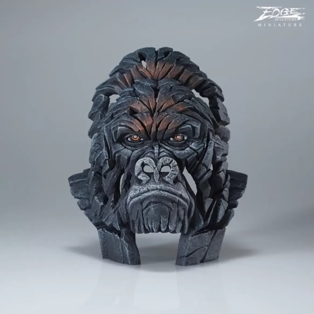 Edge Gorilla Bust Miniature Sculpture - image 1
